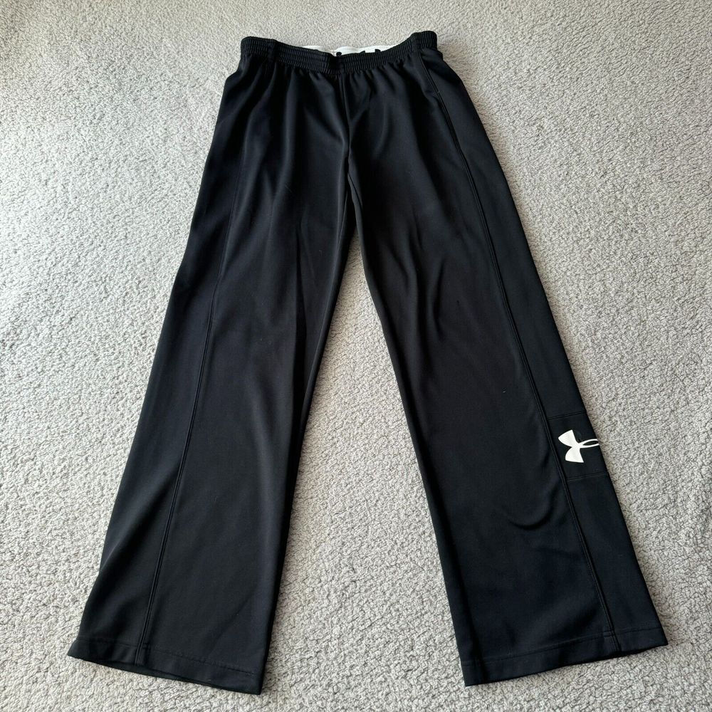 NEW‎ Under Armour Pants Womens Medium Black All Season Gear Athletic Sweat Track